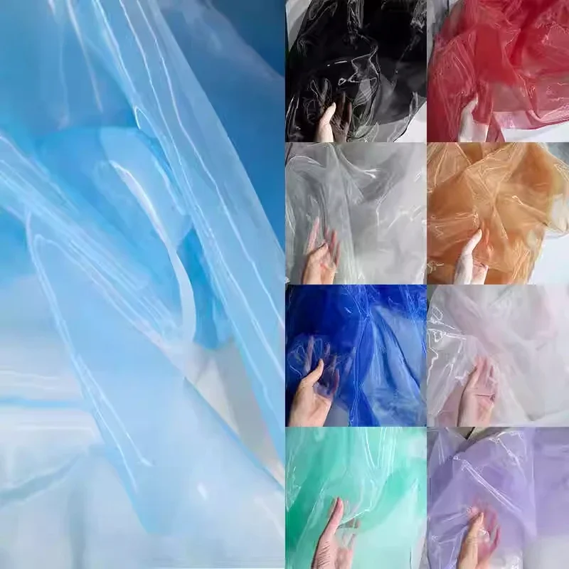 Waterlicht Mesh Stof Transparant Dunne Zachte Organza Trouwjurk Hanfu Cadeau Kleding High End Jurk Designer naaistof