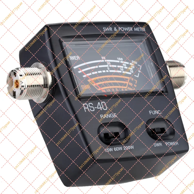 200W SWR Standing Wave Ratio Meter, Power & Watt Meter for HAM Radio VHF/UHF Mobile
