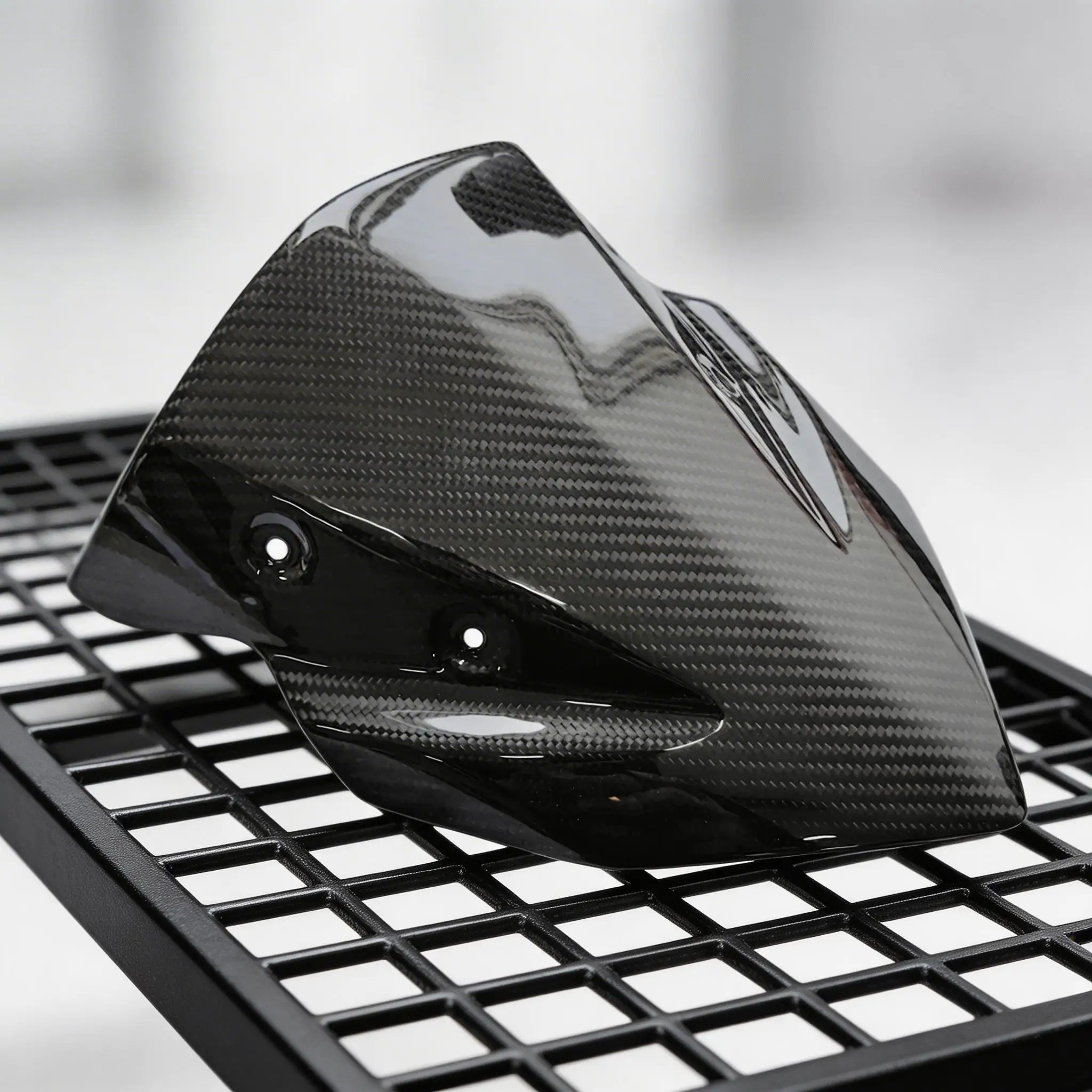 

Carbon Fiber Motorcycle Windshield Fairing Trim Cover for Kawasaki Z400 2018-2022 Enhance Your Ride with This Sleek Accessory