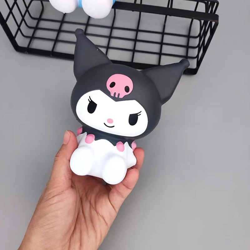 Cake Decoration Sanrio Kuromi Cinnamoroll Pachacco Model Anime Cartoon Birthday Cake Topper Children's Toy Gift