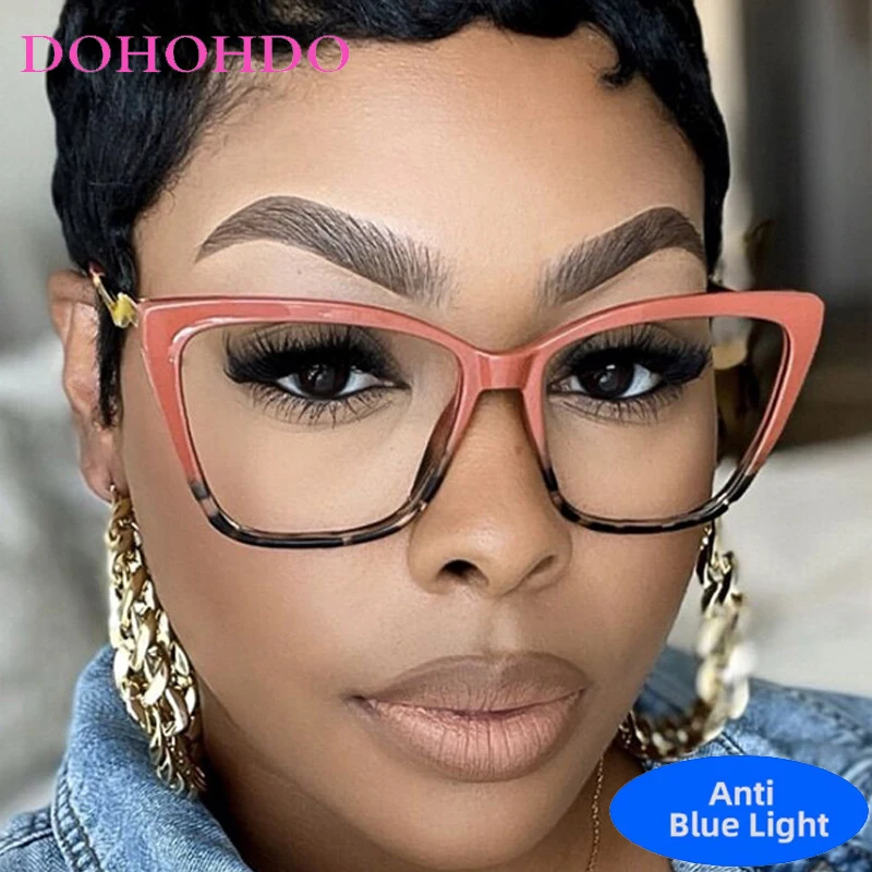 

Vintage Metal Cat Eye Glasses Women Man Luxury Brand Designer Computer Games Anti-Blue Light Eyewear Unisex For Office Work Очки