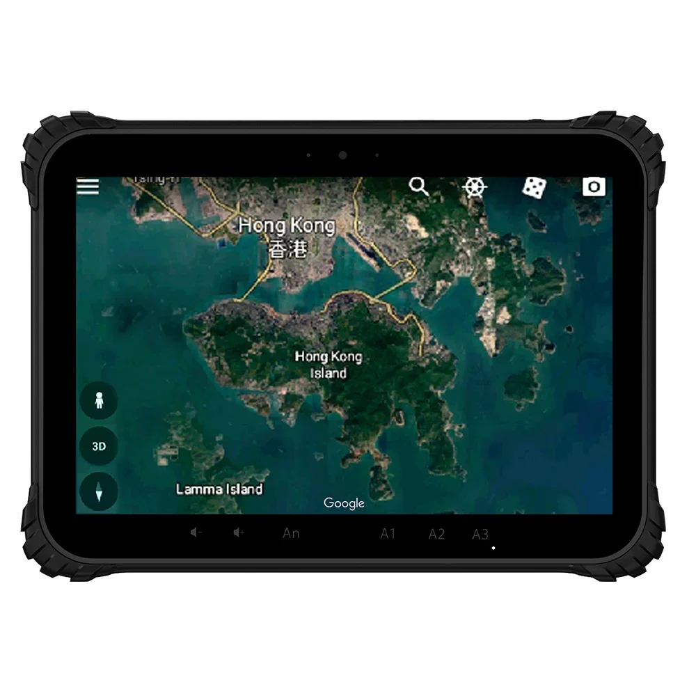 Tablette PC Android robuste d'origine GNSS RTK, 10.1 pouces, Qualcomm SDM632, 4 Go de RAM, haute précision, GPS, temps réel, remplaçable à chaud