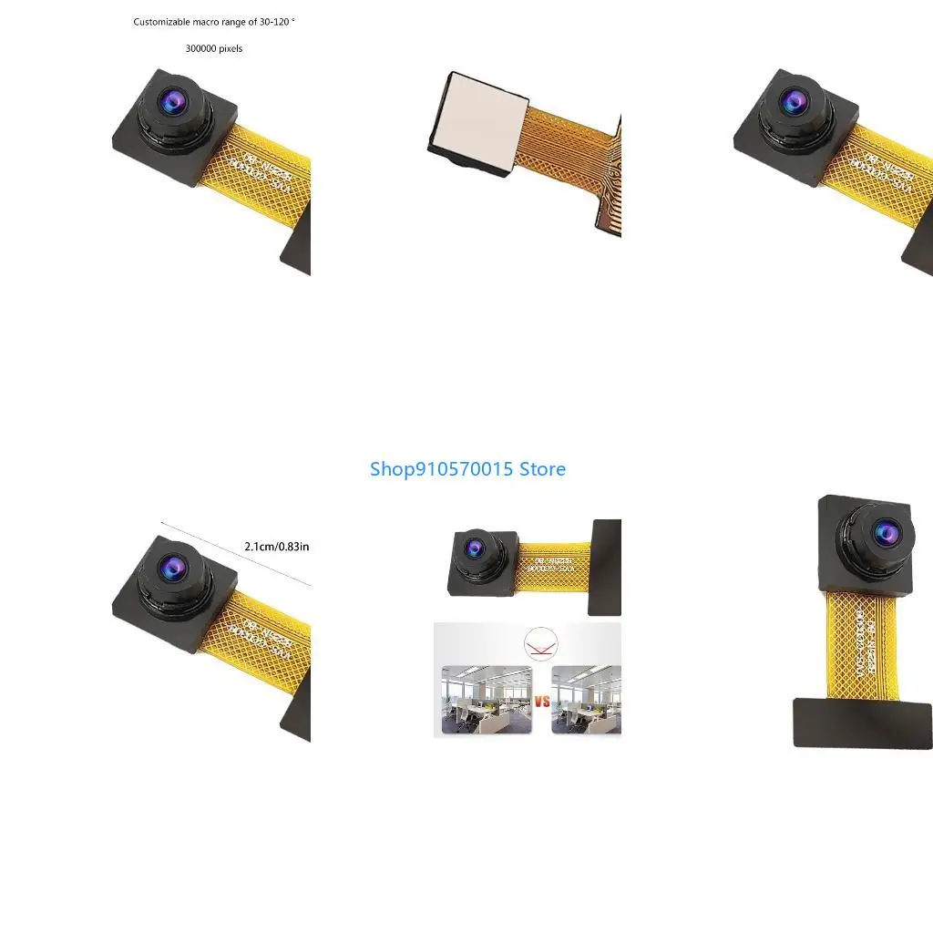 B95C Low Light GC0308 Camera Module Board 648x488 0.3MP Fixed NightVisions Thermal Imaging Plug and Use