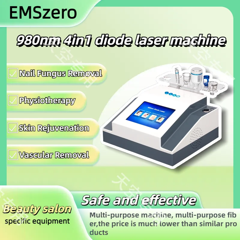 2025 5 in 1 980nm Diode Laser Blood Vessel Removal Machine For Spider Vein Removal 980 Blood Vessel Removal For Nail Fungus