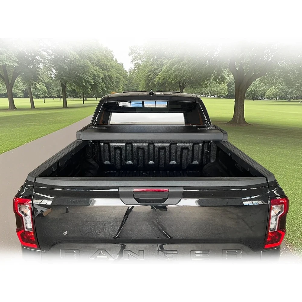 

for Isuzu DMAX Pickup Truck Bed Hard Tri-Fold Tonneau Cover Waterproof for Ranger and Silverado Model