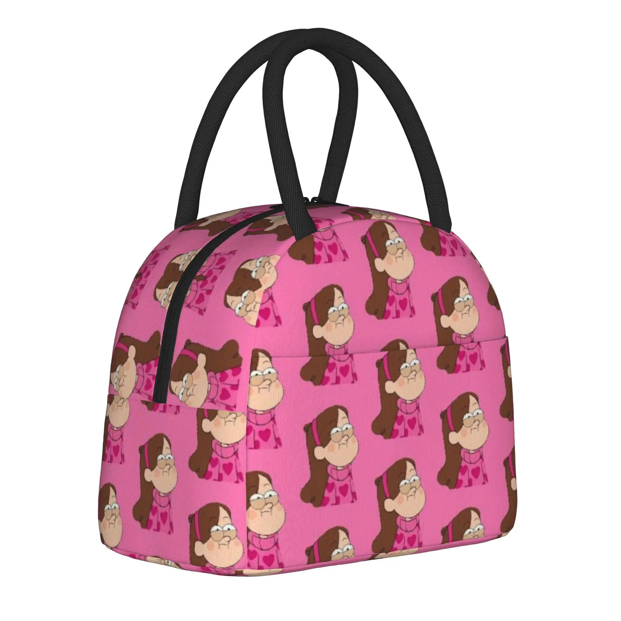 Gravitys Falls Thermal Insulated Lunch Bags for Work  Portable Food Bag Container Men Women Thermal Cooler Lunch Boxes