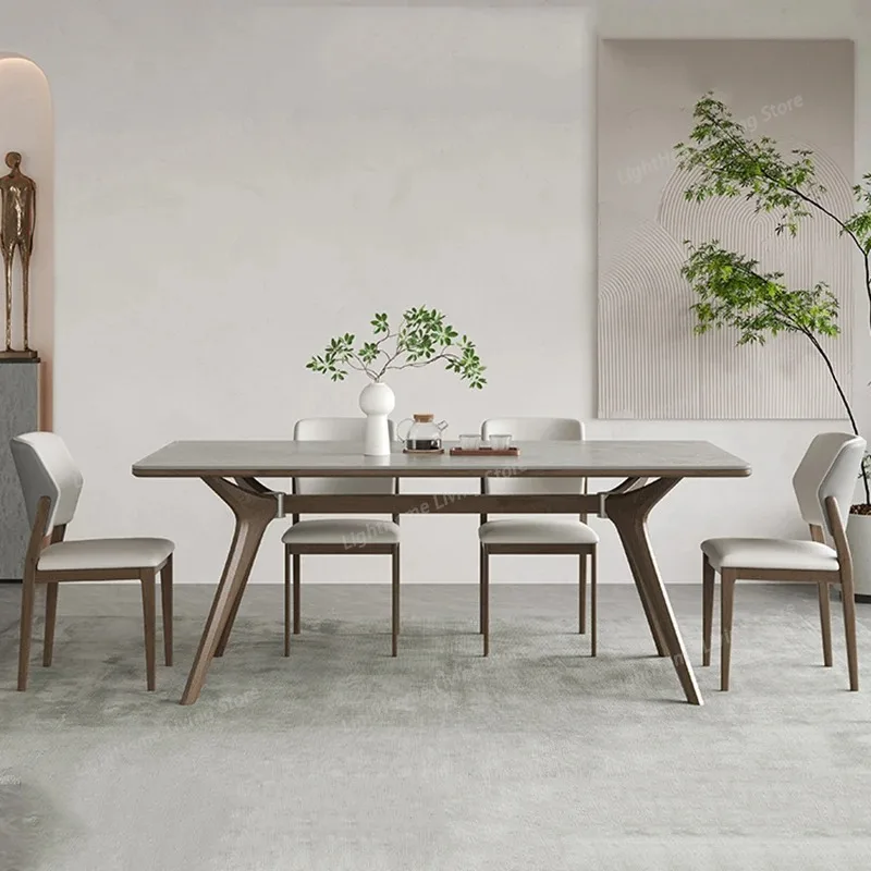 

Unique Living Room Table Kitchen Modern Design Rectangular Space Saving Table Small Luxury Mesas De Restaurante Home Furniture
