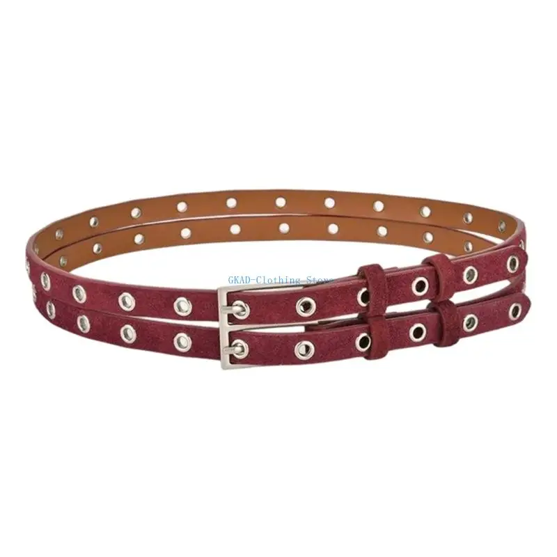 N0PE Classical Leather Belt With Alloyed Clasp For Girls And Women 105cm Length 3.7cm Width Multiple Color Available