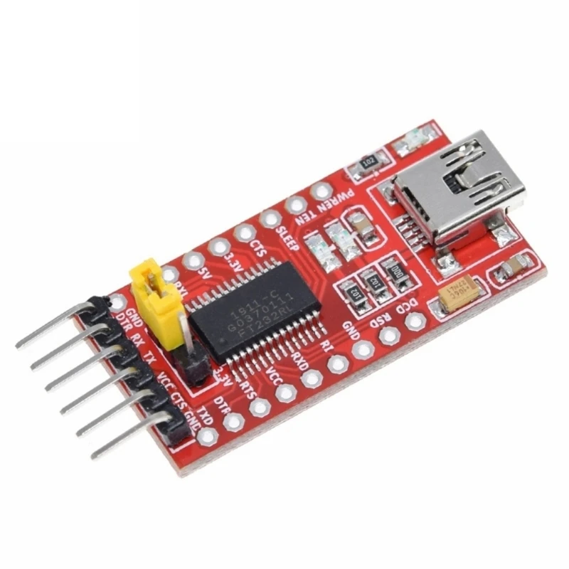 FT232RL FTDI Mini USB to TTL Serial Converter Adapter Module 3.3V 5.5V USB to Serial Mini USB to Adapter Board