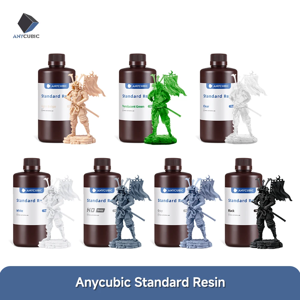 ANYCUBIC 405nm UV Resin For 3D Printer Photon Mono 4 3D Printing Resin LCD UV Sensitive Resin For 3D Printer 1kg
