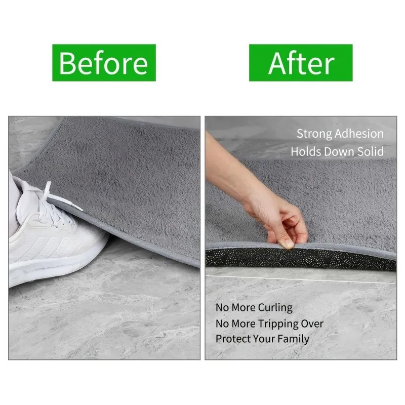 3cm×5m (1.18×196.85in) Double-Sided Grid Cloth Base Carpet Tape - Heavy Duty Strong Adhesion, Hand-Tearable No Scissors Needed - Image 3