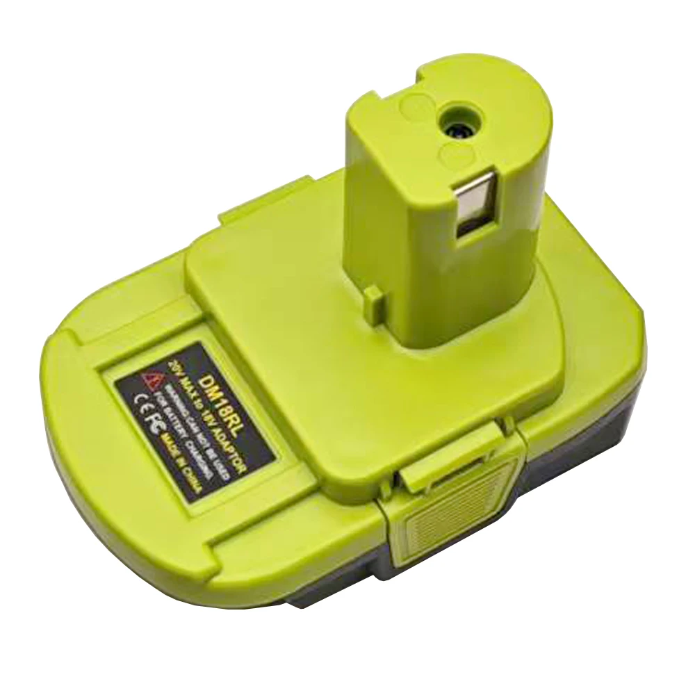 Adaptador Convertidor DM18RL para Dewalt, para M18, para Baterías de Iones de Litio Milwaukee de 18 V, para Herramienta de Taladro con Batería de Litio Ryobi de 18 V P108