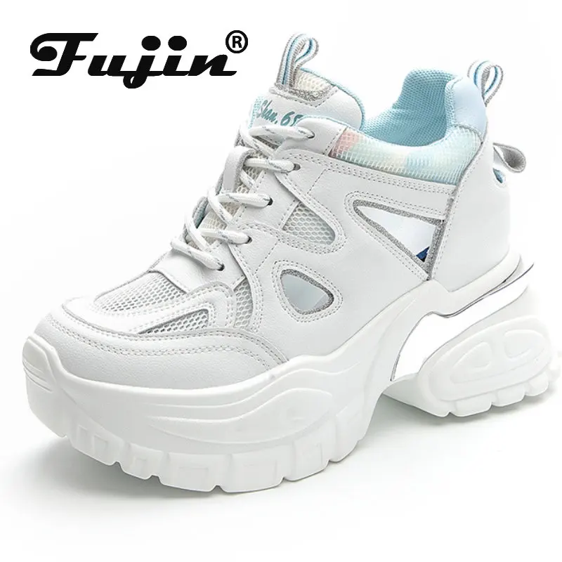 fujin-chaussures-a-l'offre-elles-compensees-en-cuir-veritable-pour-femme-sandales-respirantes-talon-gne-bottes-de-rincage-d'ete-105cm