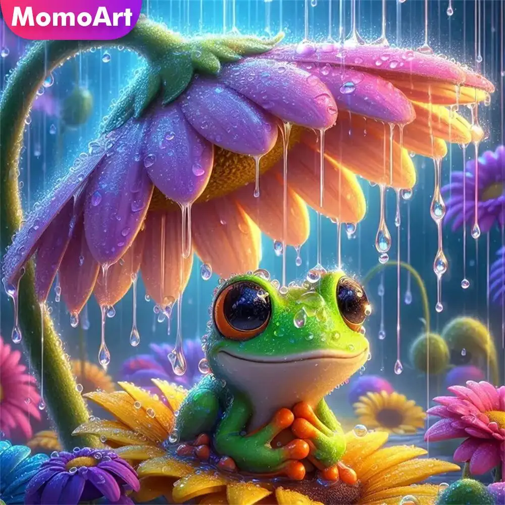 Momoart Bär Diamant Mosaik Tier voller Runde Diamant Malerei Mond Stickerei neue Ankunft handgemachte Hobby