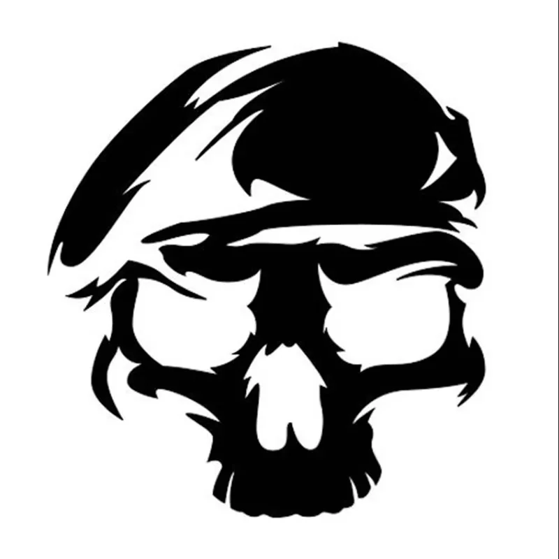 

Army Cavalry Skeleton Design, Window Bumper, Motorcycle Accessories, Vinyl Decorative Car Stickers