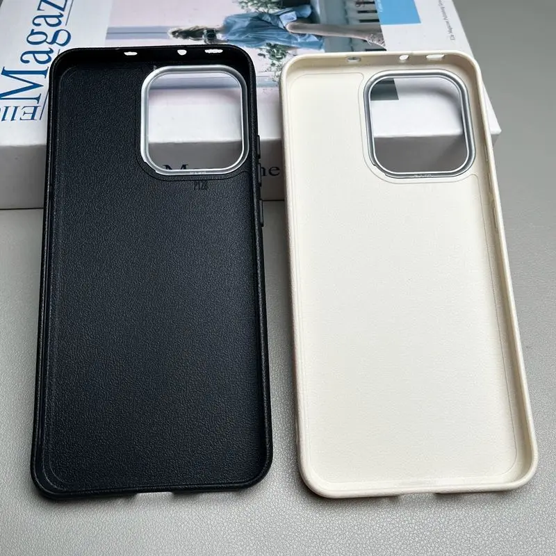 حافظة لهاتف Honor 400 الذكية 5G فاخرة من السيليكون PU غطاء هاتف حماية ناعم مضاد للصدمات لهاتف Honor X7D 4G 400 Smart 5G ممتص للصدمات #3