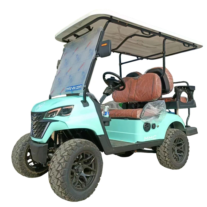 

New Style 48V 60V 72V Solar Panels Battery Operated Golf Buggy Scooter 2 4 6 8 Seater Off Road Electric Golf Cart