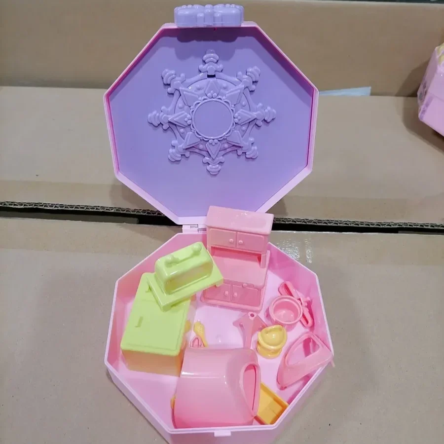 Hasbro 마이 리틀 포니 플레이 하우스 게임 미니어처 보물 상자, 휴대용 주방 장난감, 여아 생일 선물