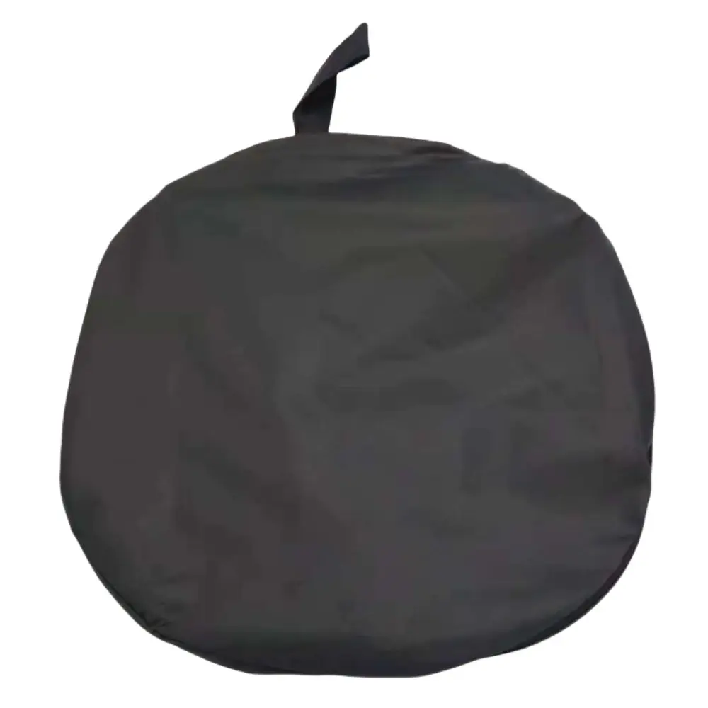 

Two Sides Trifold Reflector Collapsible Disc Hand Hold Gray/White Balance Card Light Diffuser 18% Reference