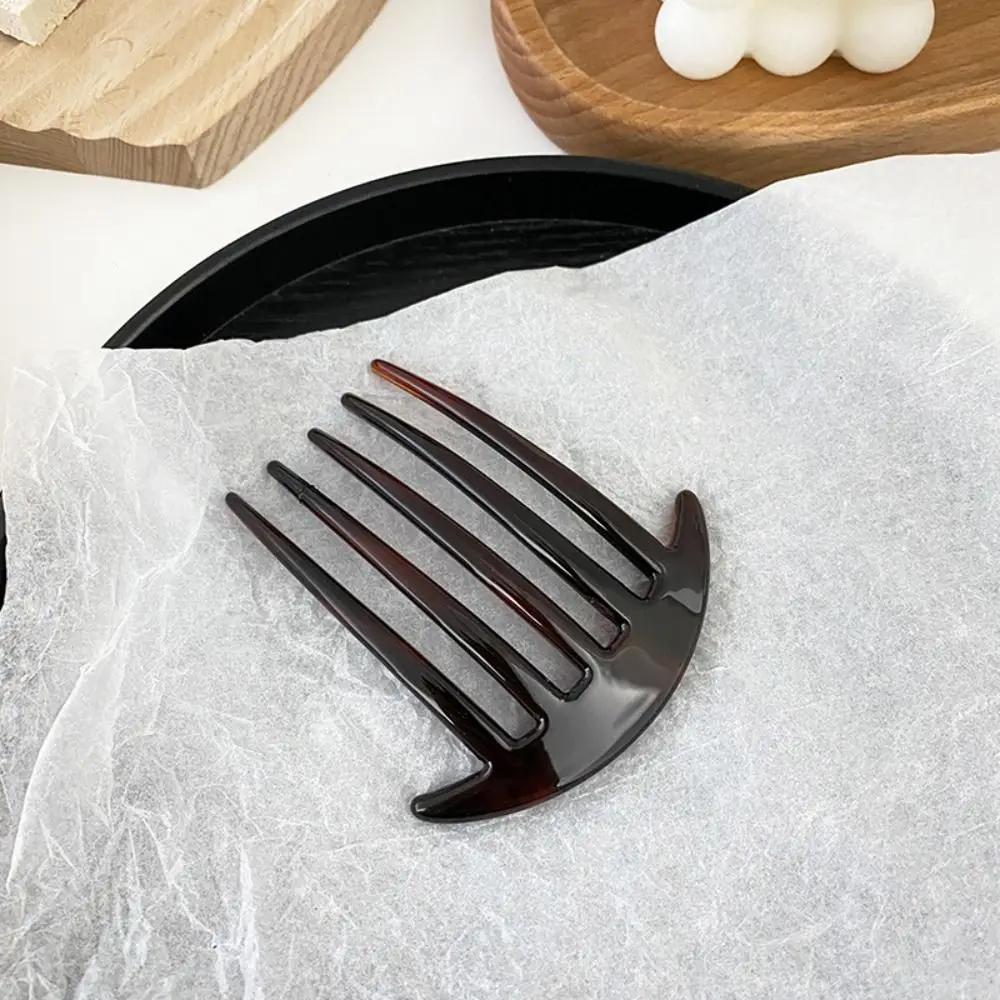 넓은 치아 아세테이트 헤어 빗 여행 정전기 방지 다채로운 미용 빗 패션 살롱 스타일링 플레이트 헤어 빗 소녀 선물