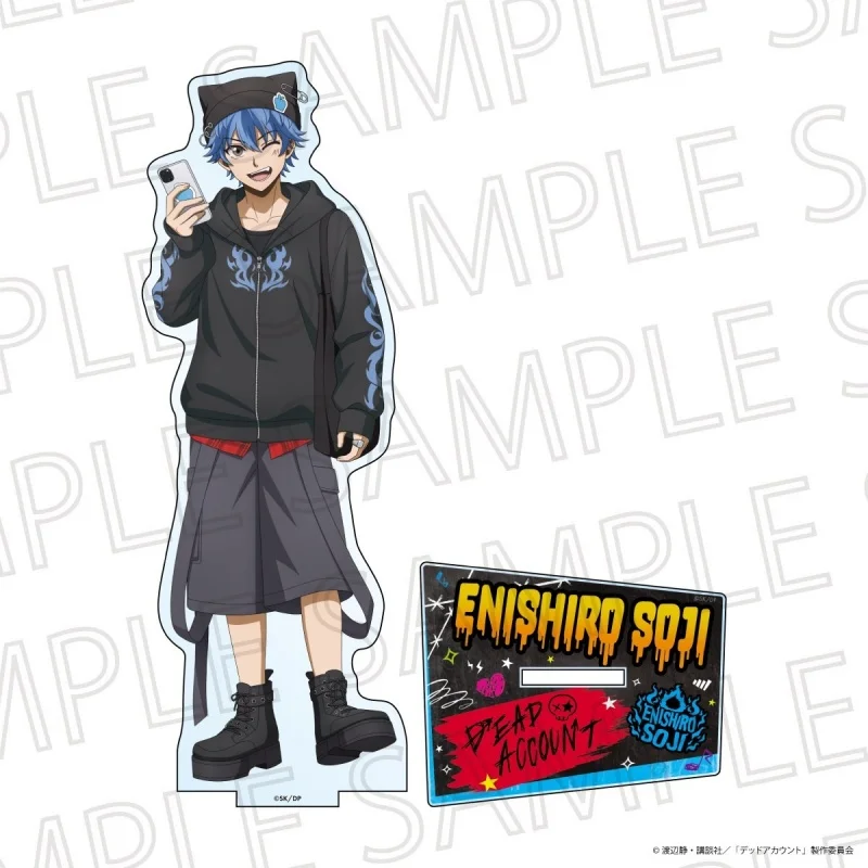 Dead Account ANIME Soji Enishiro Kukuru Kasubata sports version Acrylic figure stand Figure Desktop ornament keychain