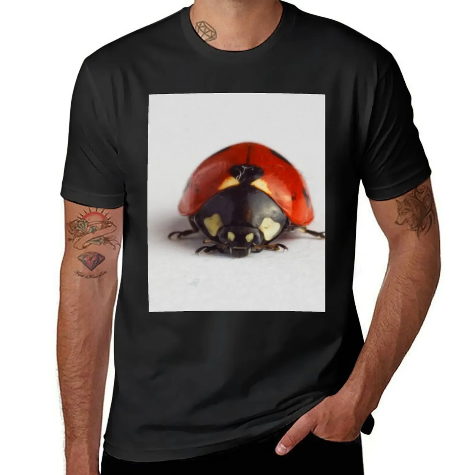 Ladybug Ladybird Insect Animals T-shirt new edition Aesthetic clothing tees t shirt men