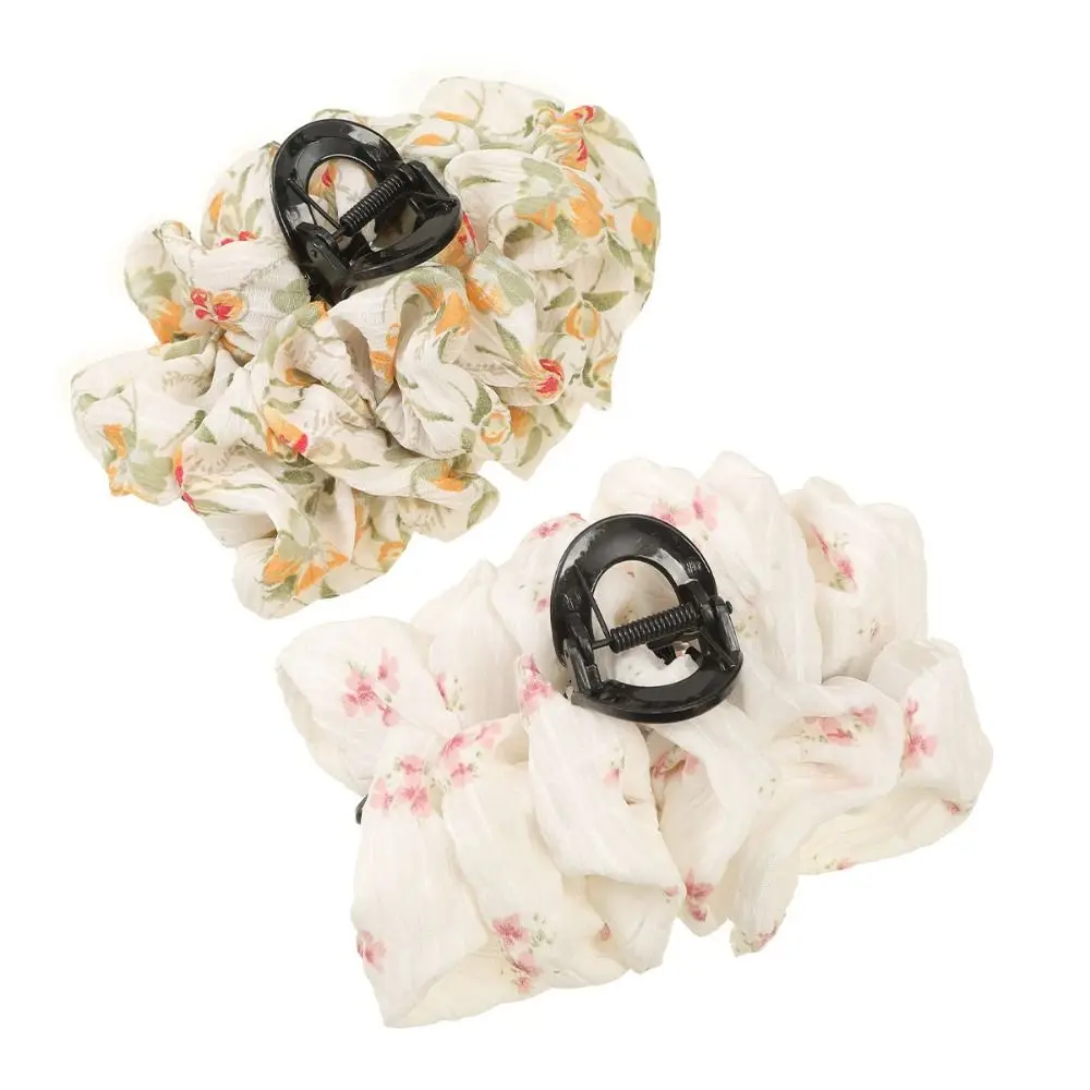 Jepit Rambut Bohemia Klip Ekor Kuda Cakar Rambut Bunga Sifon Jepit Rambut Lucu Klip Rambut Bunga Hiasan Kepala Cakar Rambut Busur Anak Perempuan