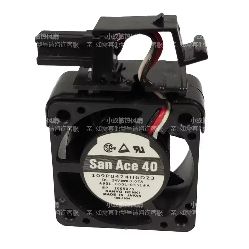 

Новый A90L-0001-0551 # Вентилятор системы FANUC 109P0424H6D23 24В 0.07А 4СМ 40*40*20мм с кронштейном