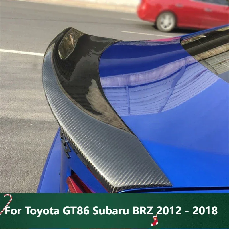 

New！ Spoiler Carbon Fiber Rear Trunk Wing For Toyota GT86 Subaru BRZ 2012 - 2018