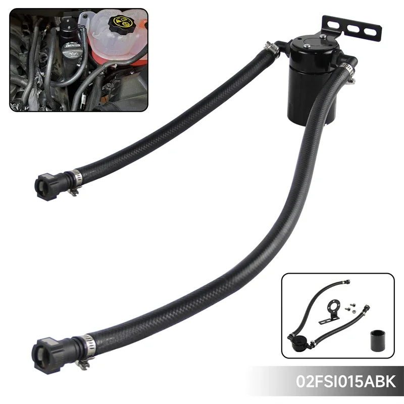 

3.0 Oil Separator Driver Side Compatible For 2019-2023 Chevy Silverado/GMC Sierra 1500 5.3L/6.2L Black