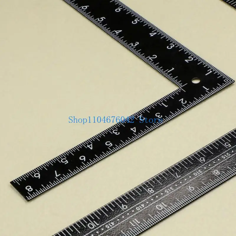 652F Square Ruler Measuring Tool With Clear Marking For Diverse Applications Users