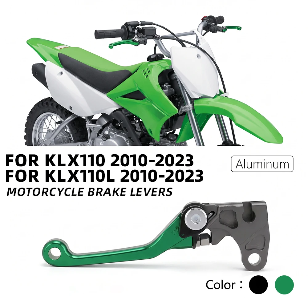 Motorrad Teile Bremsgriff Hebel Aluminium Für KAWASAKI KLX110 2010-2023 KLX110L 2010-2023 Pit Dirt Bike