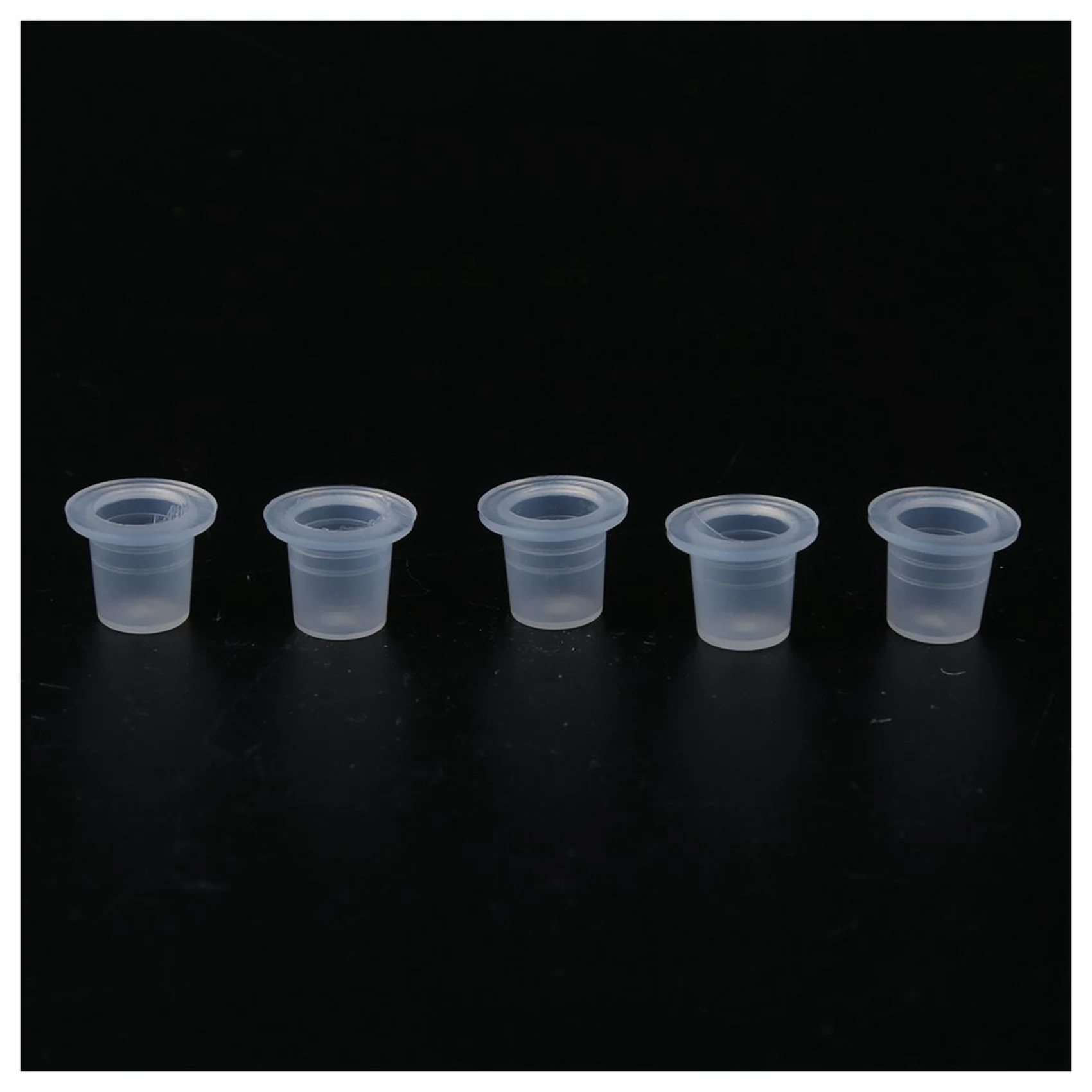 B89B-1000 Pcs 8Mm Small Tattoo Ink Cups Caps For Needle Tip Grip Power Supply Sm