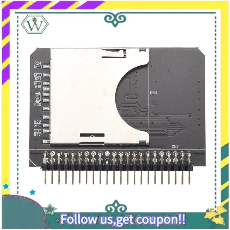 NUOVO Notebook 2.5 Pollici Digitale SD/SDHC/SDXC/MMC Scheda di Memoria A IDE 44 Spille Maschio Adattatore SD 3.0 Convertitore Scheda Adattatore Disco Rigido