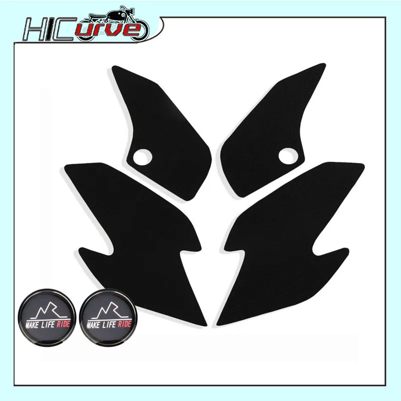 

Motorcycle Gas Fuel Tank Traction Pad Decal Rubber Side Knee Grip Protector Sticker Decals Moto For QJMOTOR SRK600 SRK 600