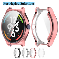 Watch Case For Haylou Solar Lite / R001 With Watch Screen Protector Shell Soft and Durable TPU Full Cover Accessories
