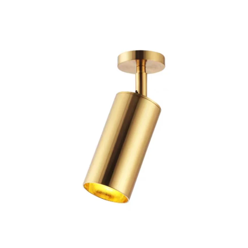 

Gold Rotatable GU10 Spotlights Angle Adjustable Showcase Lamp For Living Exhibition Room Shop Spot Lighting AU14