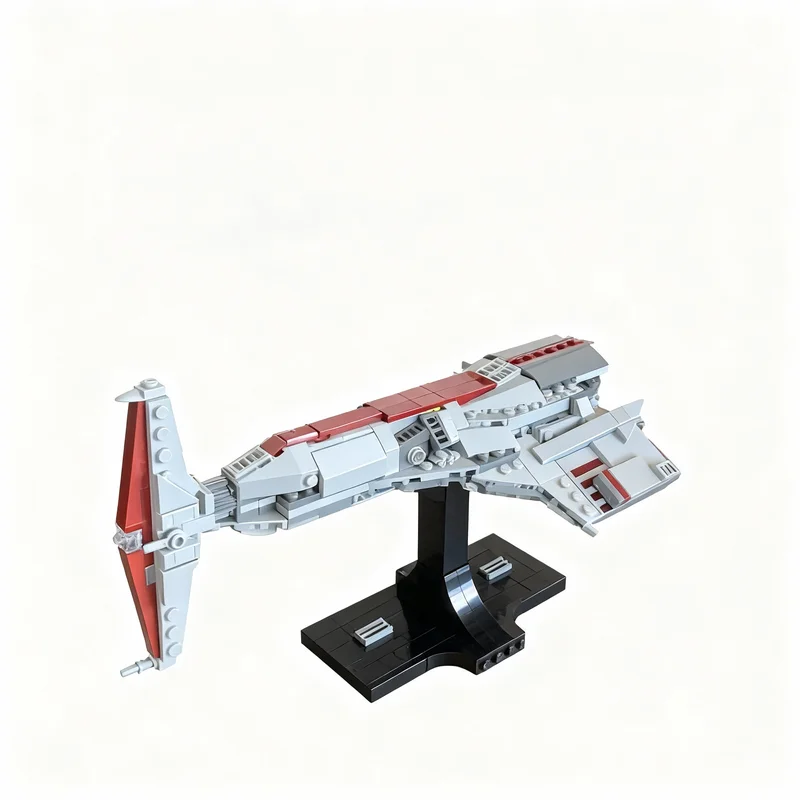 396 деталей MOC Star Battle KOTOR Hammerhead Endar Spire, модель среднего масштаба, строительные блоки, рождественский подарок, игрушка, архитектурный дисплей