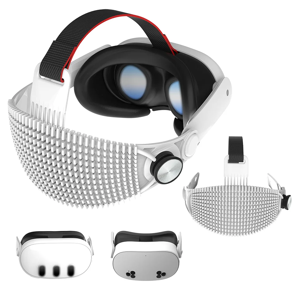 

Head Strap For Meta Quest 3 3S Universal Ultra Light Adjustable Soft Headwear Replacement Strap Headband VR Accessories