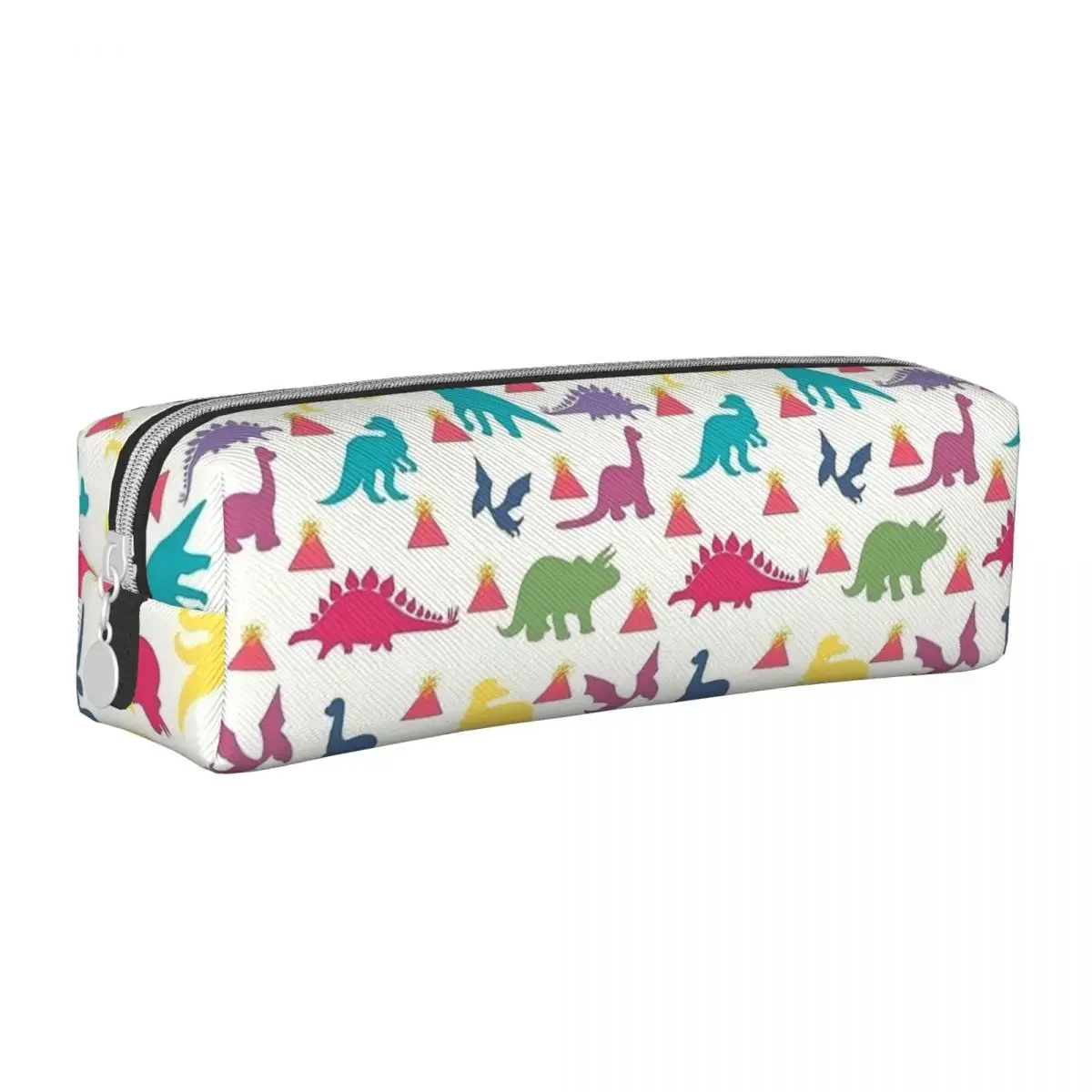 Dinosaur Volcano Pattern Pencil Case Pencilcases Pen for Student Big Capacity Bag Students School Gifts Accessories