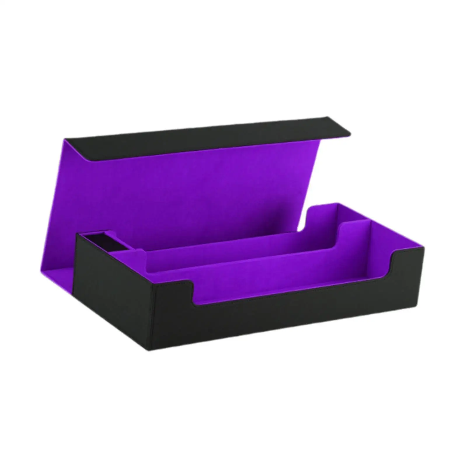 

Коробка для колоды карт Мощная коробка для карт, коллекционная коробка из искусственной кожи вмещает 600+ карт Стандартное хранилище игровых карт Футляр для спортивных карт,