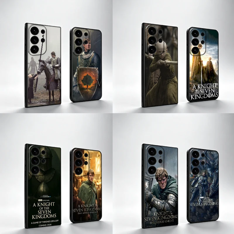 A K-Knight of the Seven K-Kingdoms Phone Case For Samsung S25Edge S26FE Galaxy S22 S25 S24 S26 Ultra S21 S23 S20 Plus Cover Blac