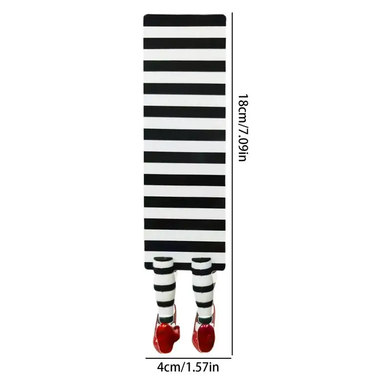 1Pcs 3D Wicked Witch Bookmark ABS Witch Bookmark Legs Handmade For Book Lovers Gifts Stationery Office School Supplies