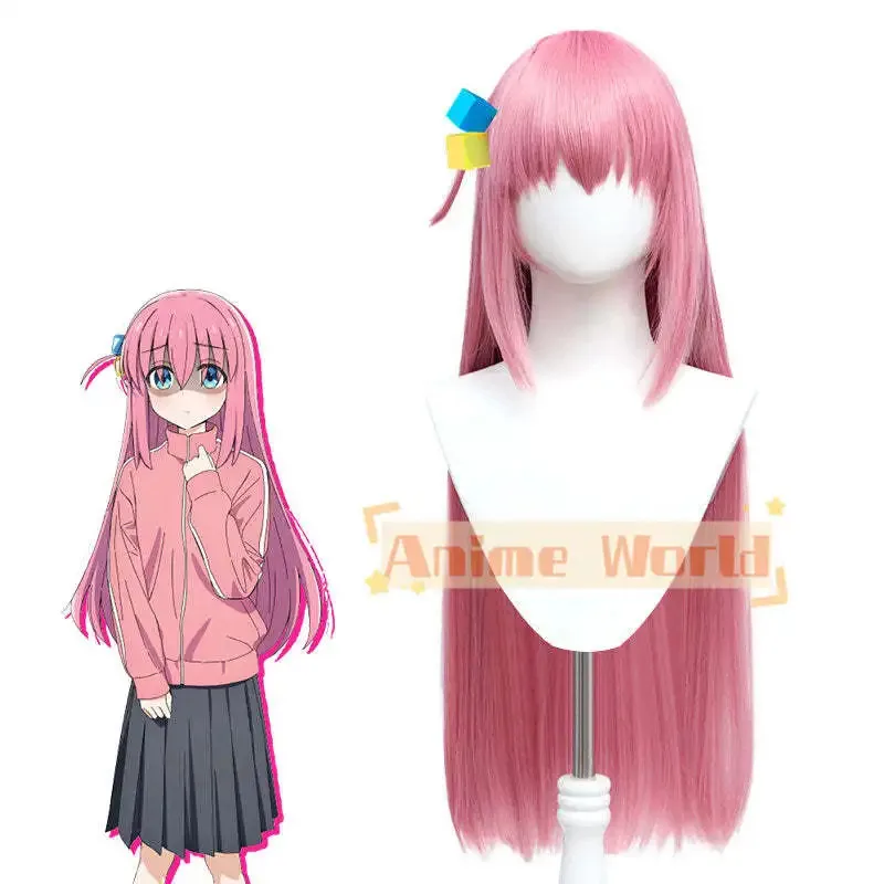 أنيم هيتوري جوه شعر مستعار تنكري وردي للهالوين