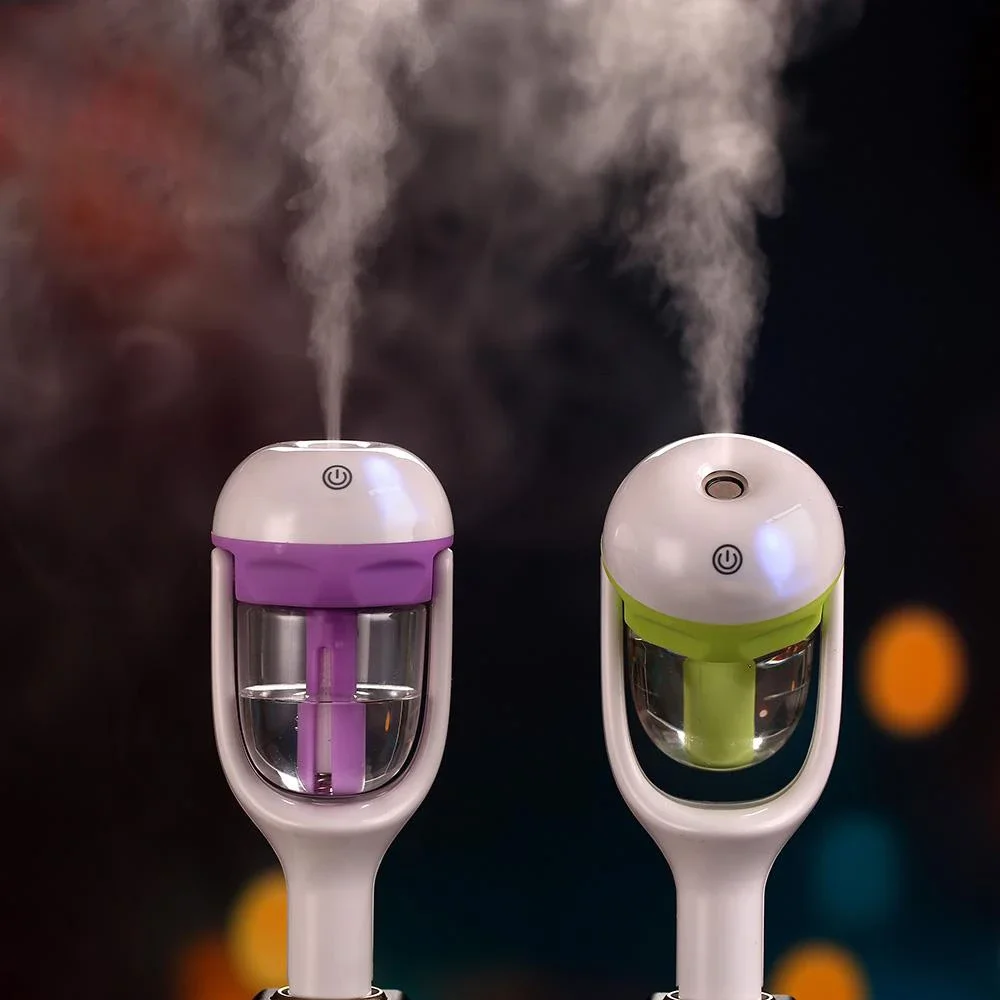 Car Air Humidifier Mini Steam Air Purifier Aroma Diffuser Essential Oil Aromatherapy Diffuser Mist Maker Sprayer For Car Clean