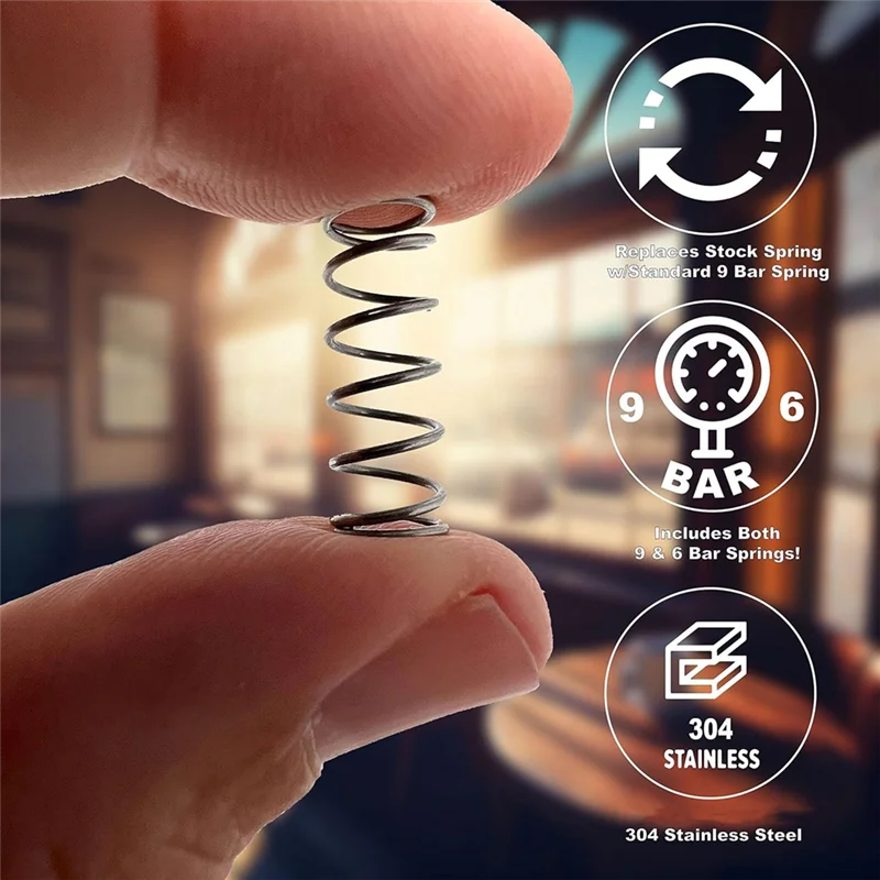 A86I-ロープロファイル薄型ドリップトレイ 12 9 6 バー OPV スプリングキットと互換性のある Gaggia クラシック Pr0