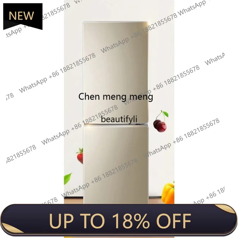 

Z189 A556 Small two-door double-door refrigerator air-cooled and frost-free household refrigerator rental