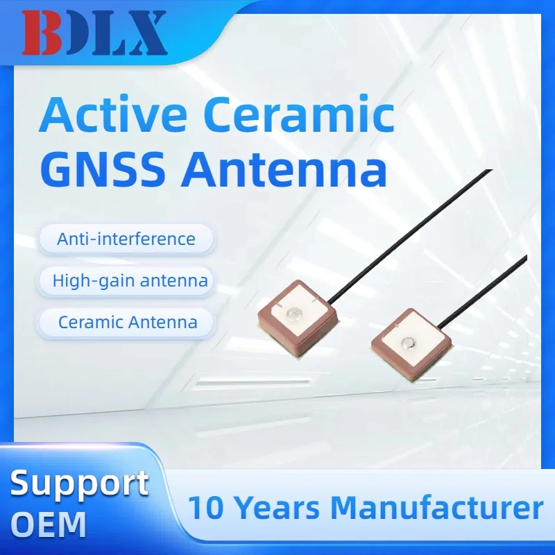 GNSS Antenna Embedded Mini Gps Ceramic Patch Active Antenna Glonass Gps With Ipex Connector for Data transmission module