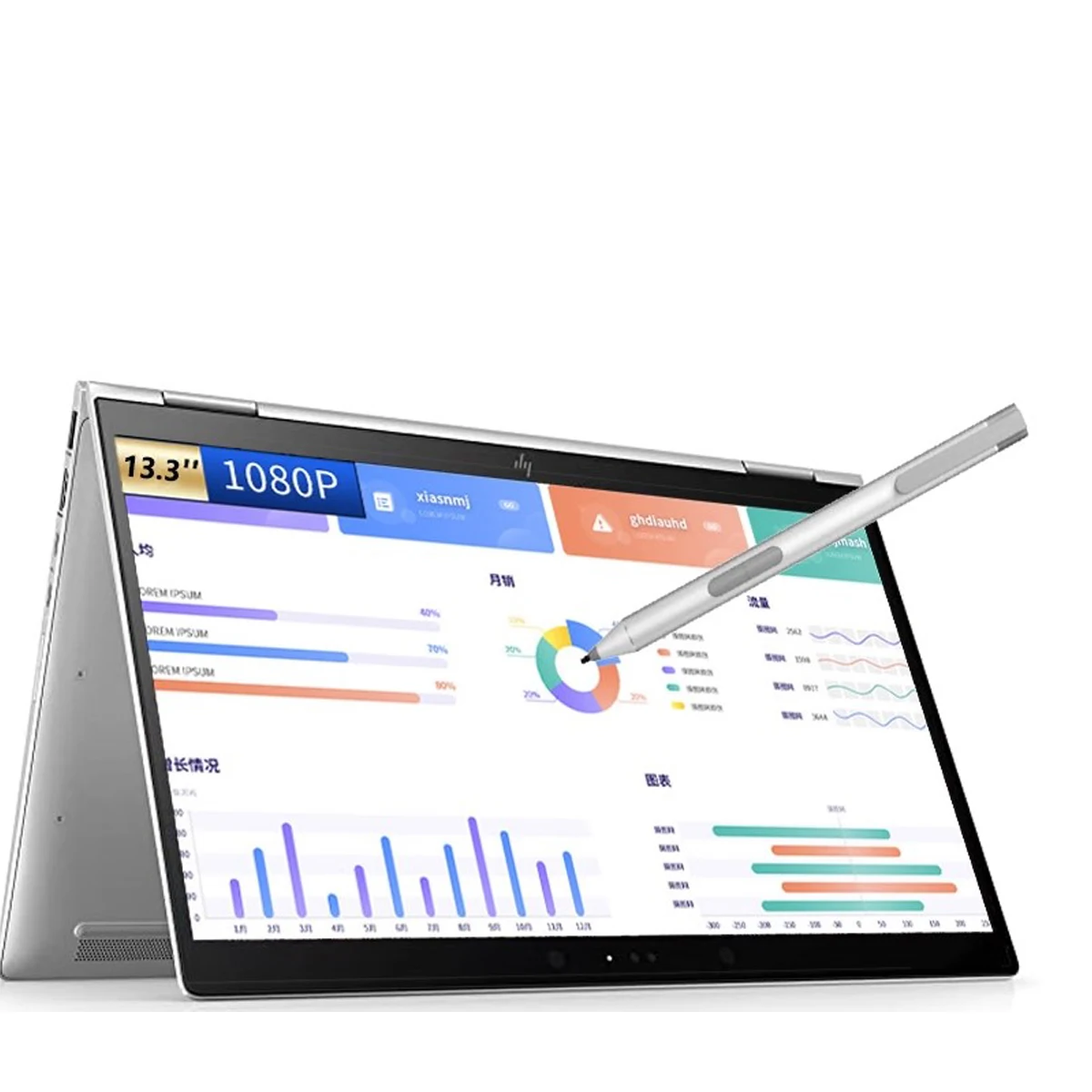 Active Touch Stylus Pen For HP EliteBook x360 1020 1030 1040 G2 G3 G4 G5 Elite x2 1012 1013 Pen for HP Pressure Sensitive Pencil