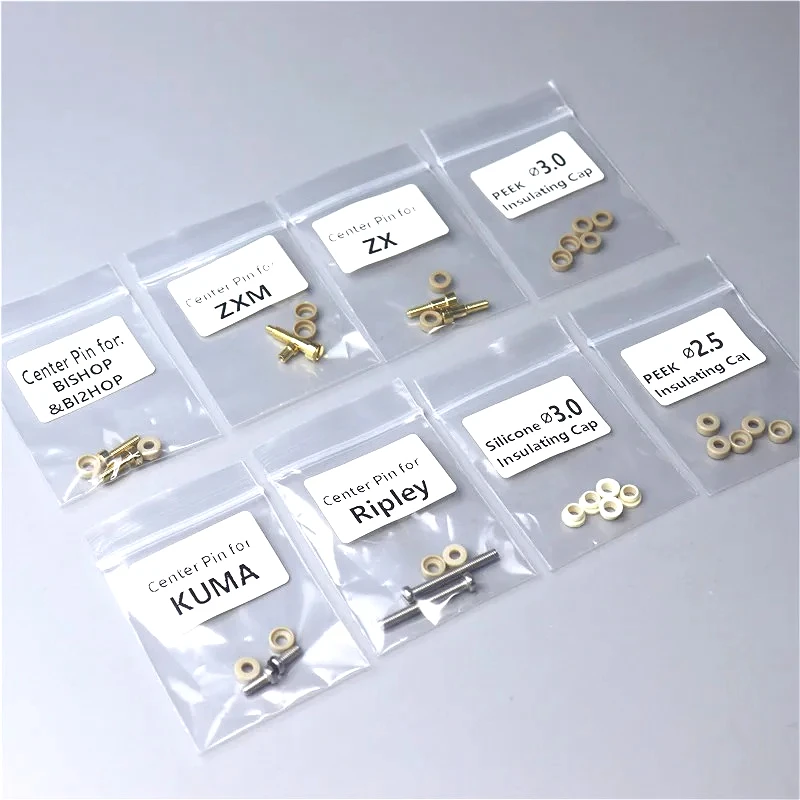 1Set Screws 510 Pin Copper Center Screw with PEEK Insulating Cap Replacement Parts for Mesh Bishop Kuma Dead Rabbit 4 Ripley
